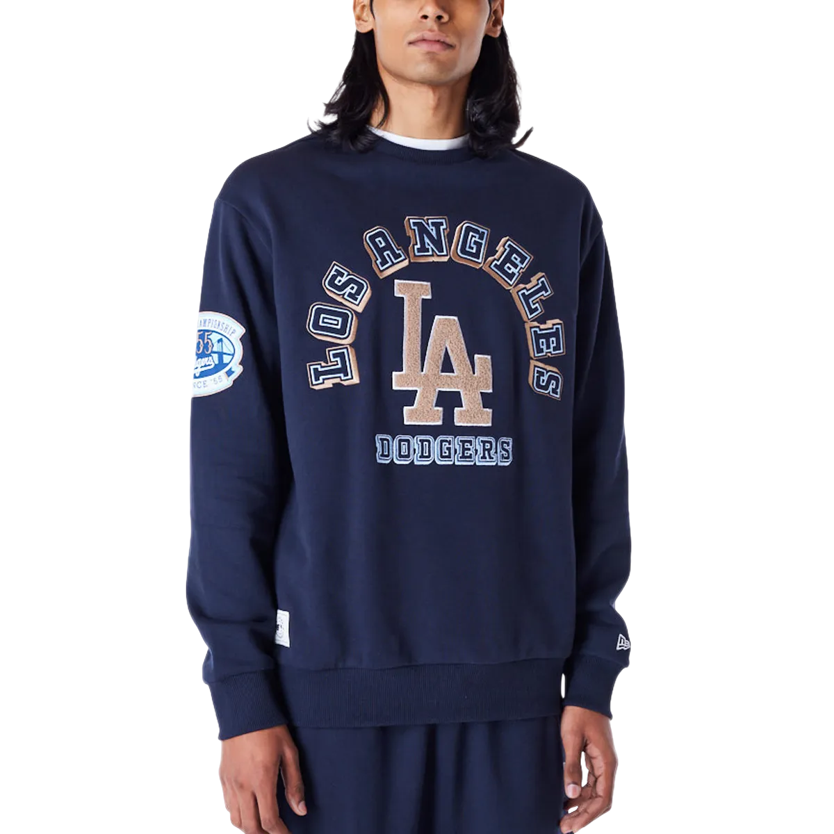 Sudadera Crew Neck Oversized Wrld Series Los Angeles Dodgers