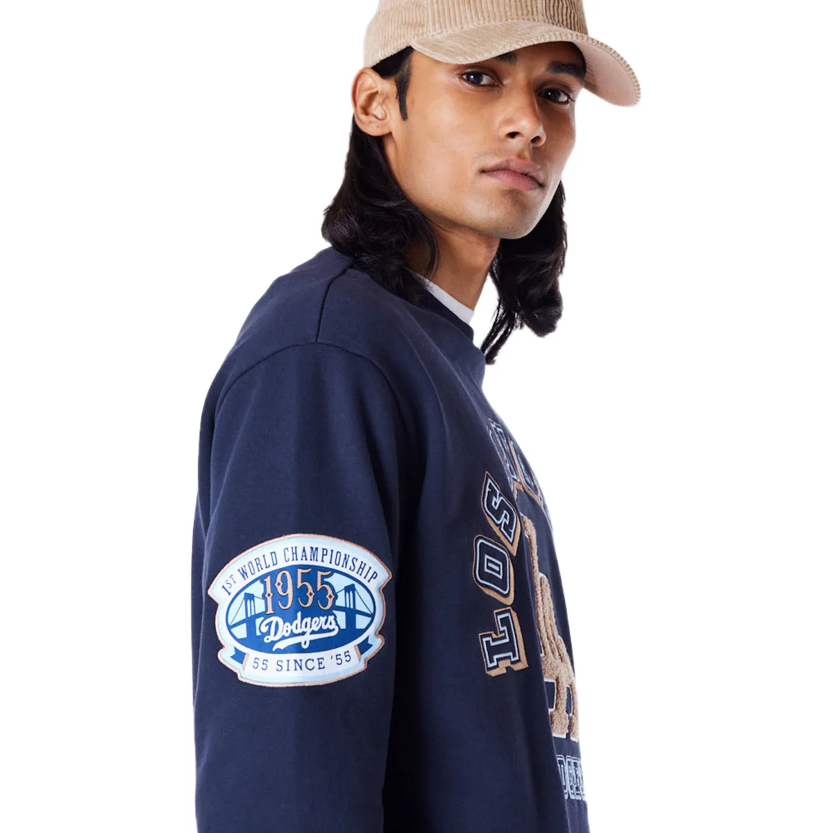 Sudadera Crew Neck Oversized Wrld Series Los Angeles Dodgers