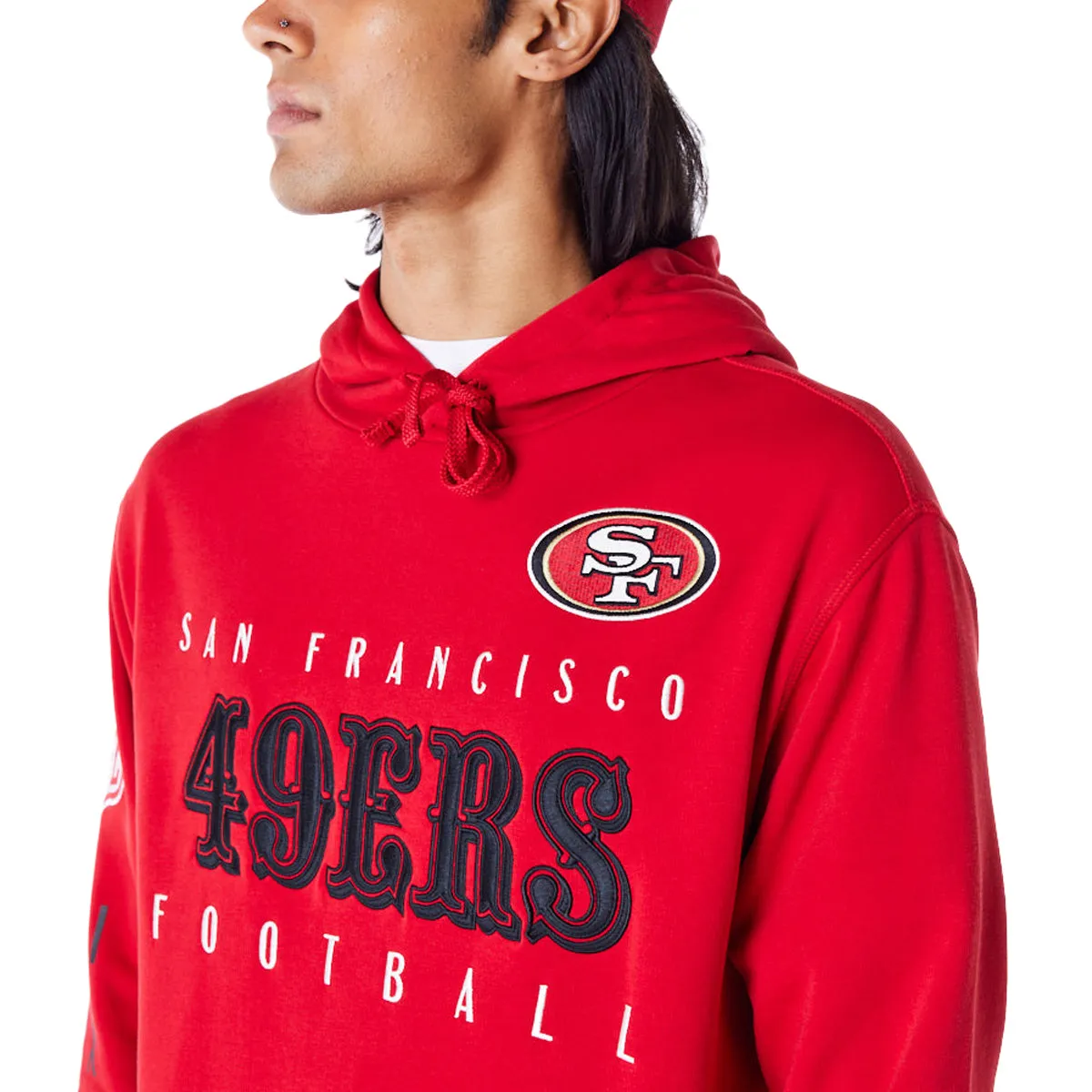 Sudadera Oversized Nfl Patch San Francisco 49ers