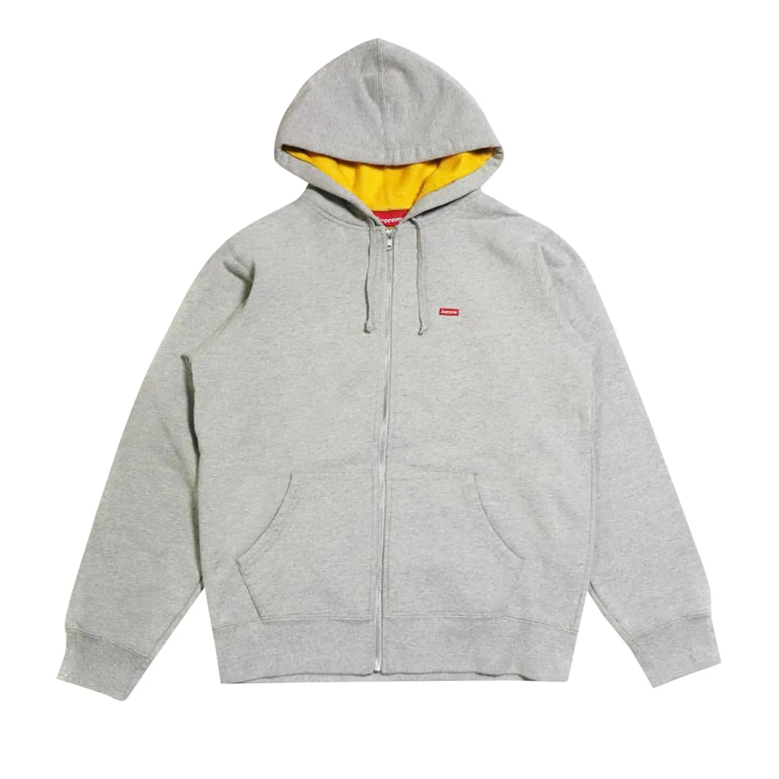 Supreme Contrast Zip Up Hooded Sweatshirt