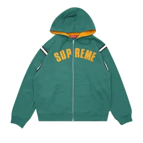 Supreme Jet Sleeve Zip Up Hooded Sweatshirt