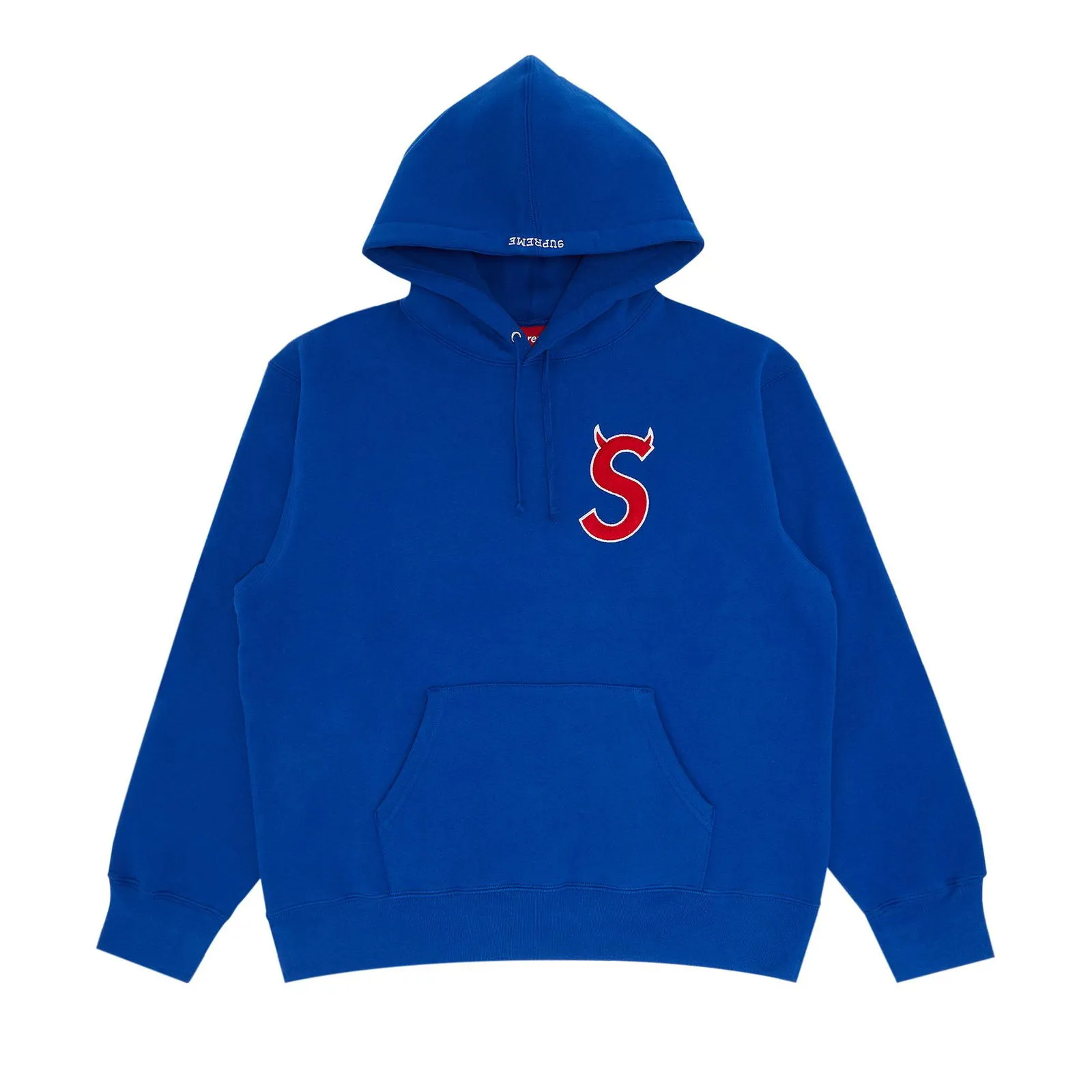 Supreme S Logo Hooded Sweatshirt "Royal"