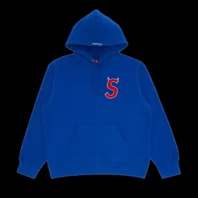 Supreme S Logo Hooded Sweatshirt "Royal"