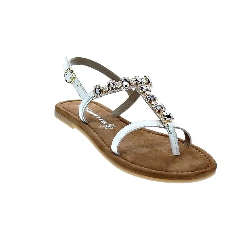 Tamaris Sandalias Mujer 28110 28 100 Blanco