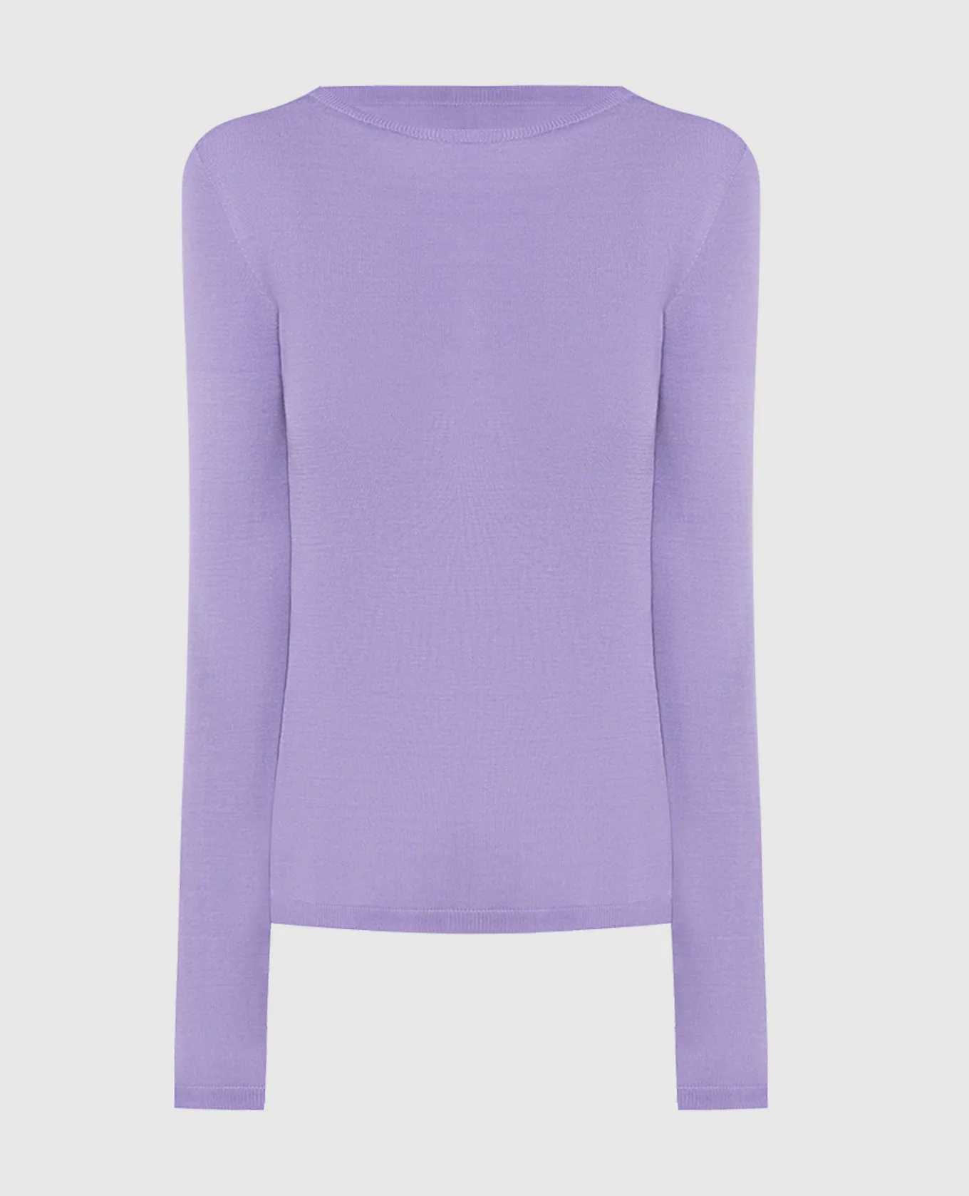 Twinset Purple silk jumper with logo pattern