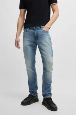 Vaqueros extra slim fit de denim elástico azul muy cómodo