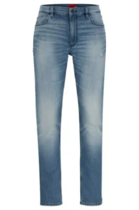 Vaqueros extra slim fit de denim elástico azul muy cómodo