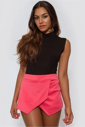 Verity Coral Jersey Skort