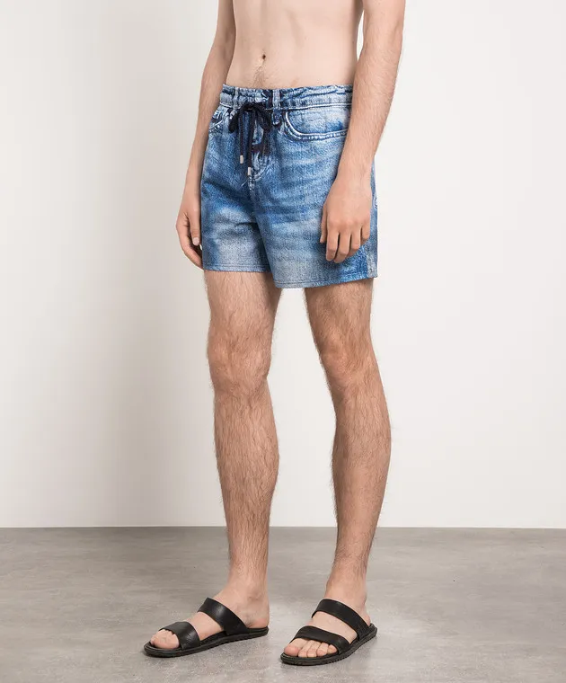 Vilebrequin Moorise Blue Swim Shorts