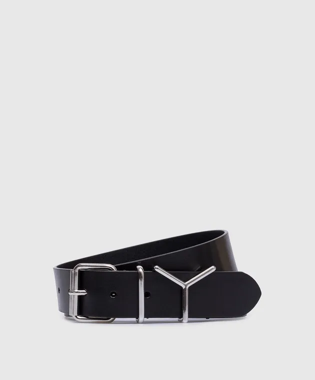 Y Project Black Leather Y Belt