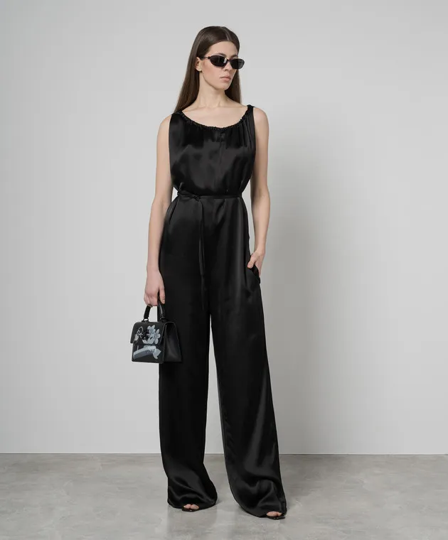 Yves Salomon Black jumpsuit