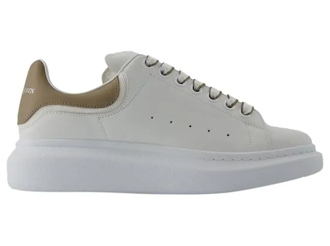 Zapatillas oversize - Alexander Mcqueen - Piel - Blanco/beige 