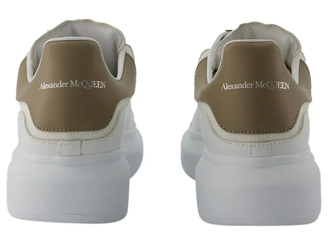 Zapatillas oversize - Alexander Mcqueen - Piel - Blanco/beige 