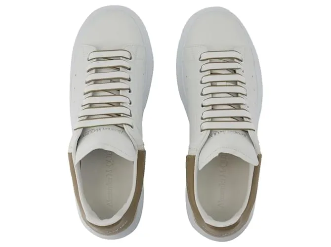 Zapatillas oversize - Alexander Mcqueen - Piel - Blanco/beige 