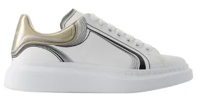 Zapatillas oversize - Alexander Mcqueen - Piel - Blanco/vainilla 