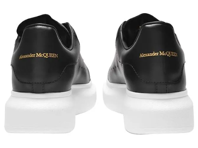 Zapatillas oversize - Alexander McQueen - Piel - Negro 